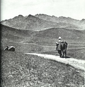 Teilhard de Chardin on the Mongolian plateau in 1924. It was around this time he wrote "The Mass on the World".